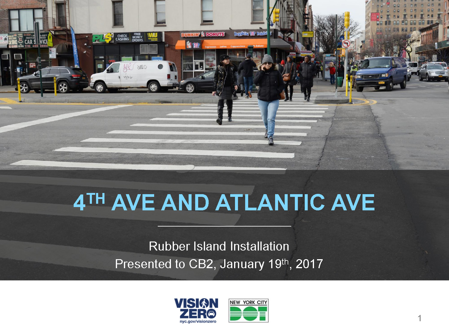 4th Ave and Atlantic Ave Rubber Island Presentation to CB 2 (January 19, 2017) | Projects